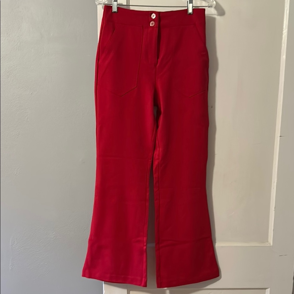Rachel Zoe Wide Flare Leg Pants, Size 4 - Picture 2 of 10